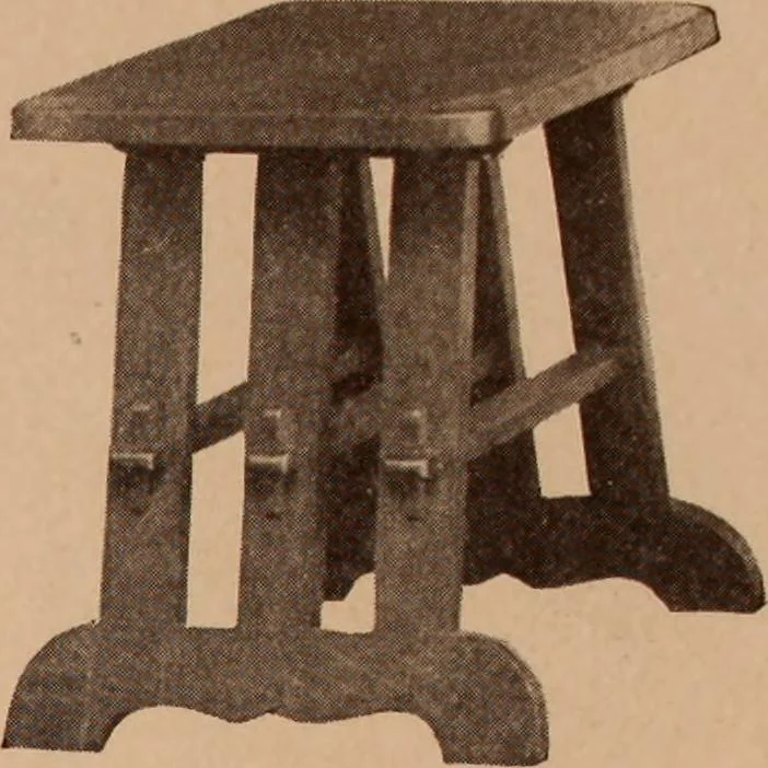 An illustration from Fiber rush, imported malacca and mission furniture., 1904, leaf 88