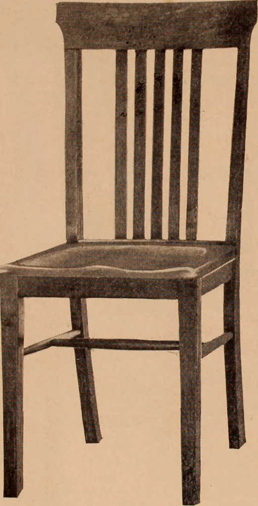 An illustration from Fiber rush, imported malacca and mission furniture., 1904, leaf 9