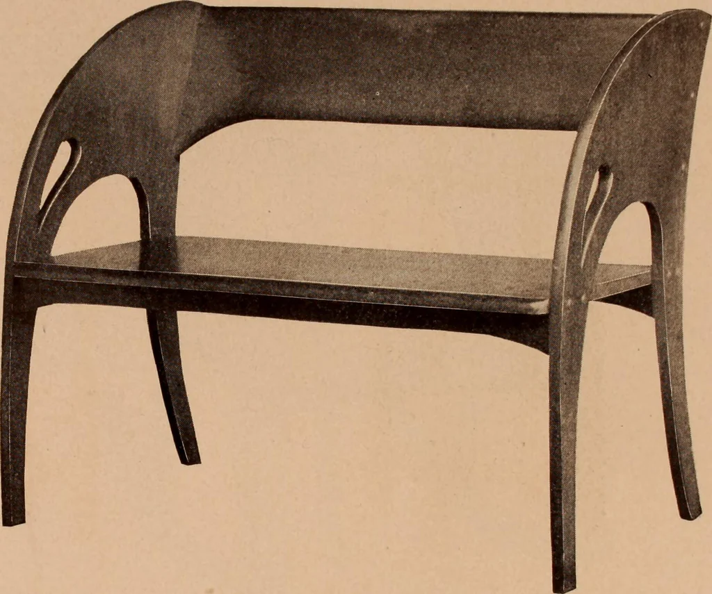 An illustration from Fiber rush, imported malacca and mission furniture., 1904, leaf 90