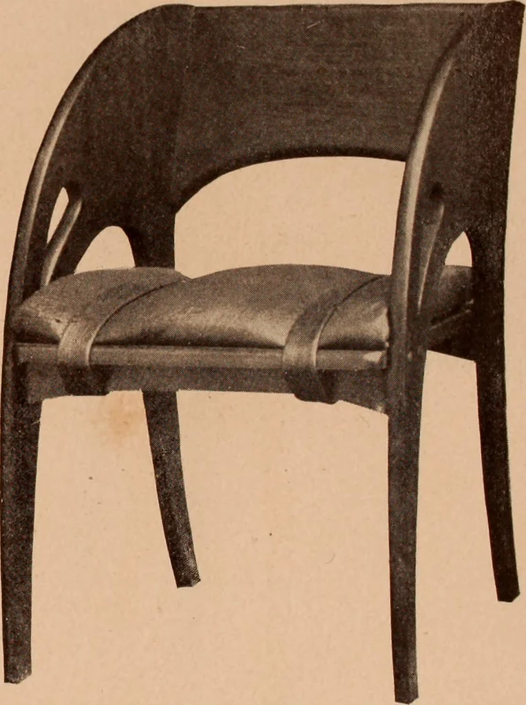 An illustration from Fiber rush, imported malacca and mission furniture., 1904, leaf 91