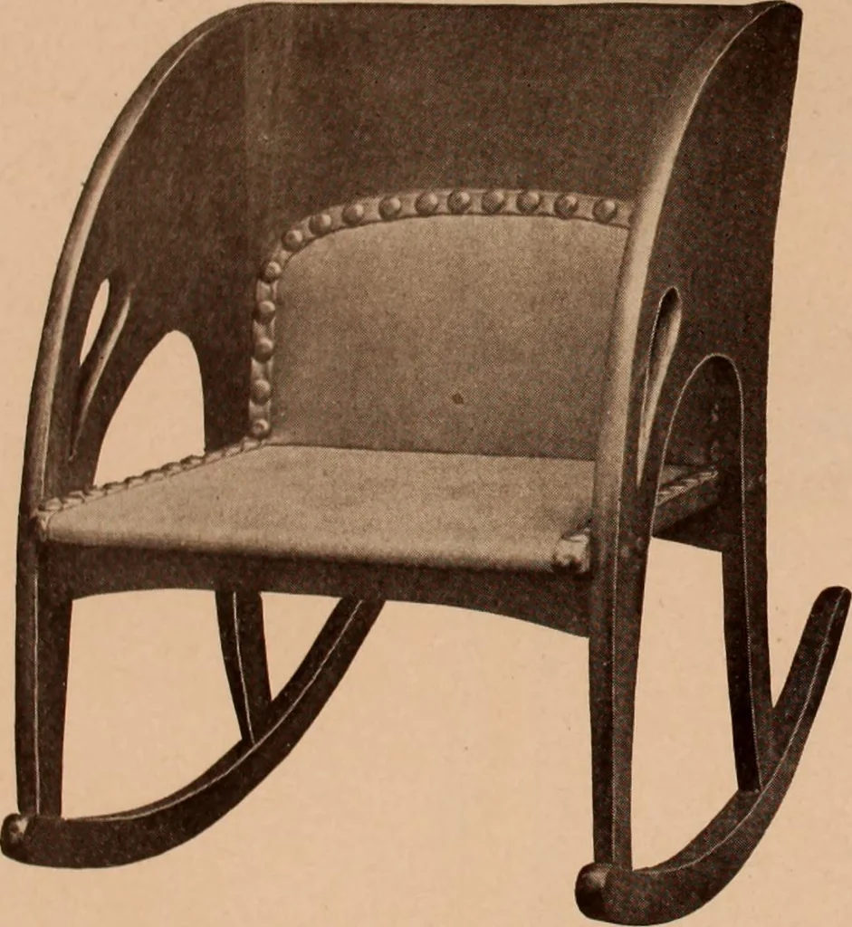 An illustration from Fiber rush, imported malacca and mission furniture., 1904, leaf 93