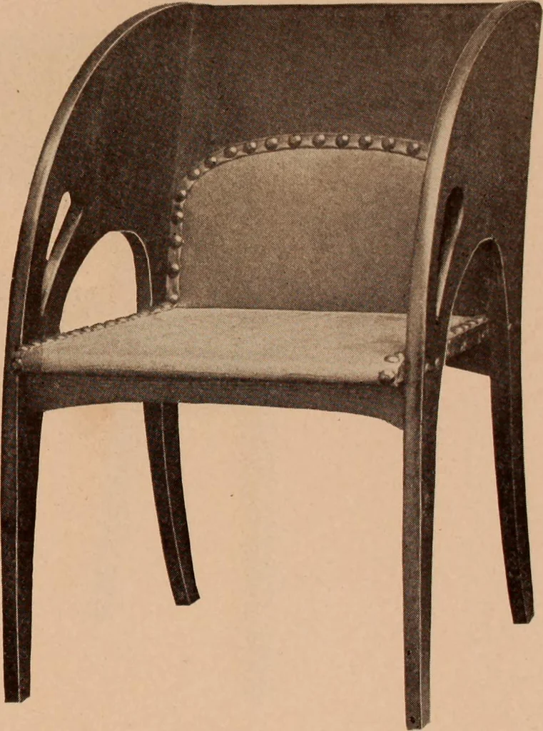 An illustration from Fiber rush, imported malacca and mission furniture., 1904, leaf 93