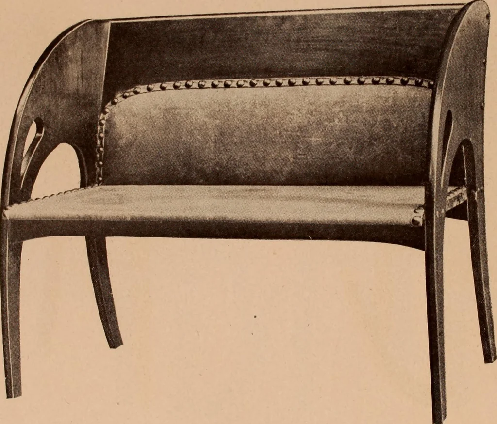 An illustration from Fiber rush, imported malacca and mission furniture., 1904, leaf 94