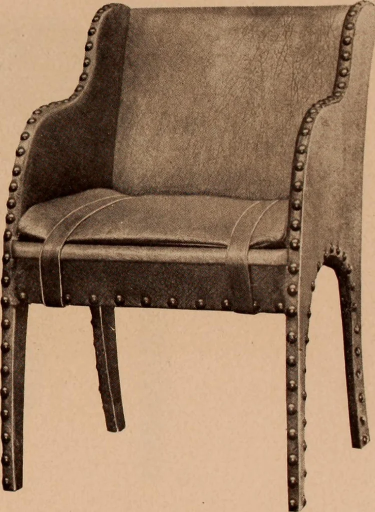 An illustration from Fiber rush, imported malacca and mission furniture., 1904, leaf 95
