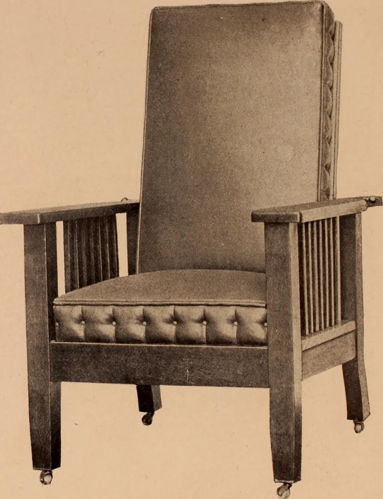 An illustration from Fiber rush, imported malacca and mission furniture., 1904, leaf 98
