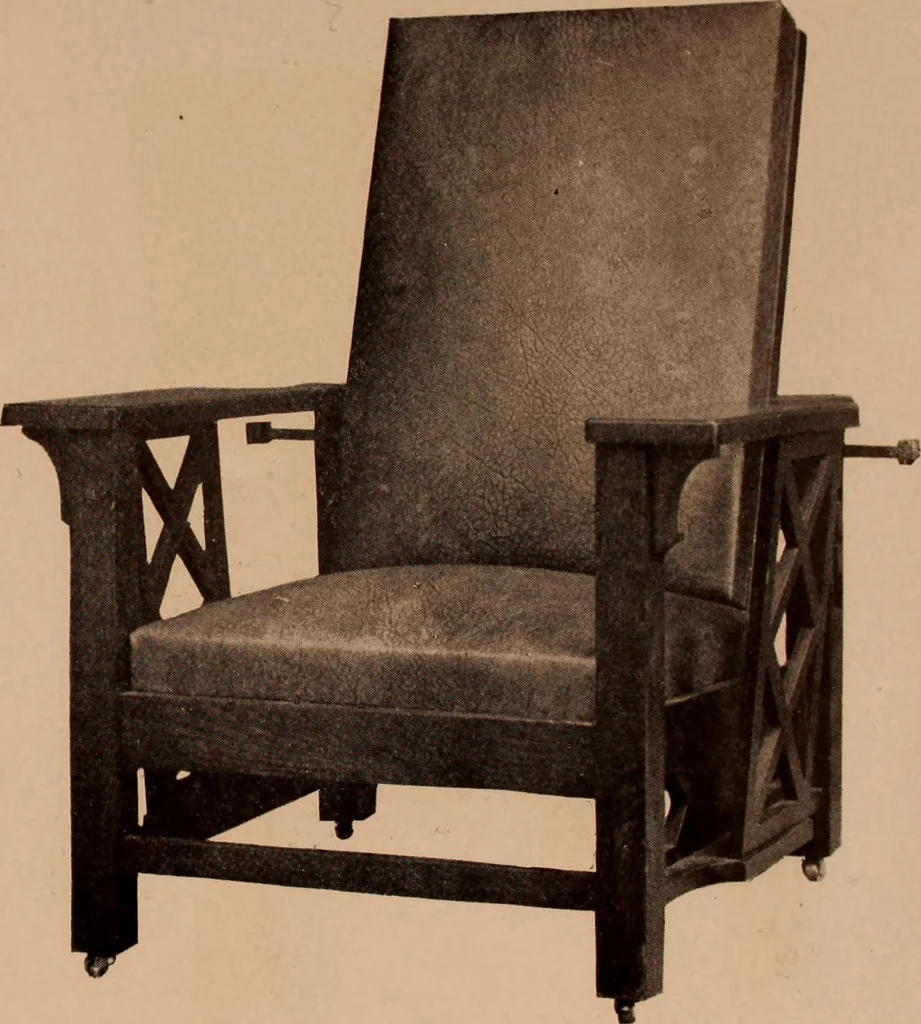 An illustration from Fiber rush, imported malacca and mission furniture., 1904, leaf 99