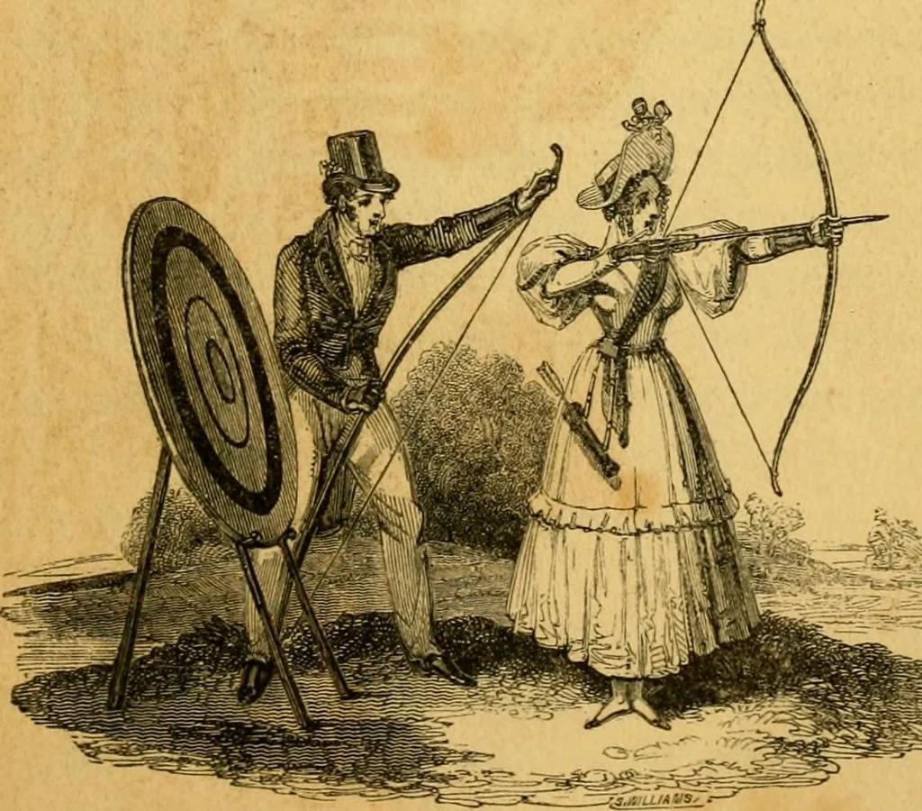 An illustration from The field book : or, Sports and pastimes of the United kingdom ; compiled from the best authorities, ancient and modern, 1833, leaf 9
