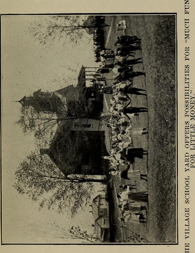 An illustration from The field day and play picnic for country children, 1908, leaf 10