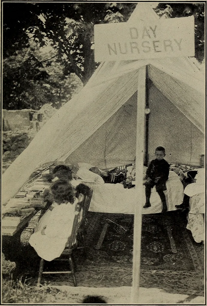 An illustration from The field day and play picnic for country children, 1908, leaf 26