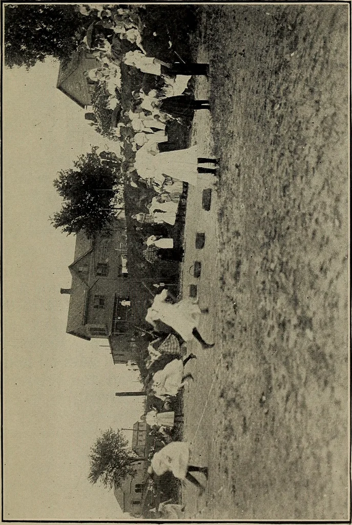 An illustration from The field day and play picnic for country children, 1908, leaf 42