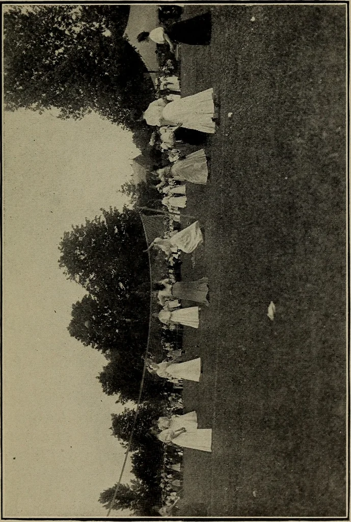 An illustration from The field day and play picnic for country children, 1908, leaf 50