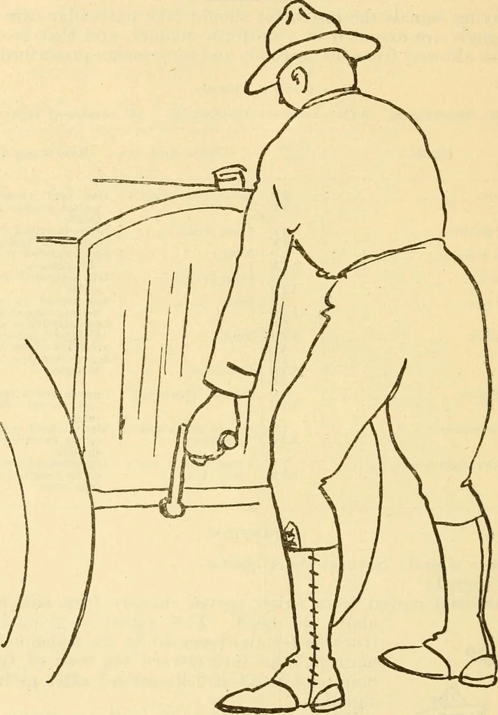 An illustration from Field operations and elementary motor vehicle engineering lectures, 1919, leaf 54
