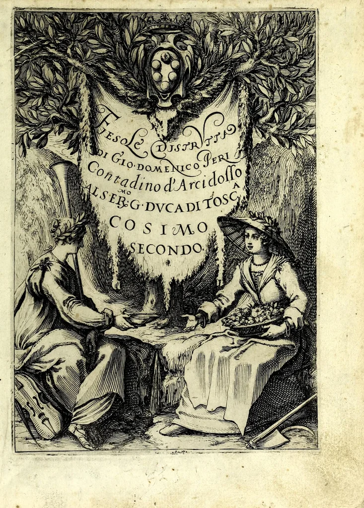 An illustration from Fiesole distrutta, 1621, leaf 5