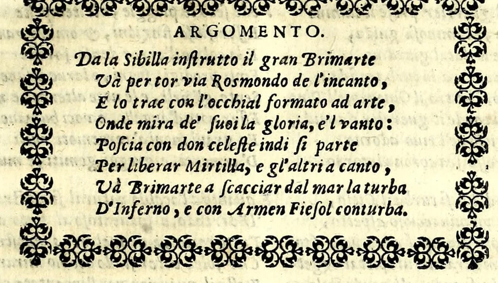 An illustration from Fiesole distrutta, 1621, leaf 97