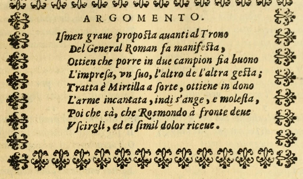 An illustration from Fiesole distrvtta, 1621, leaf 149