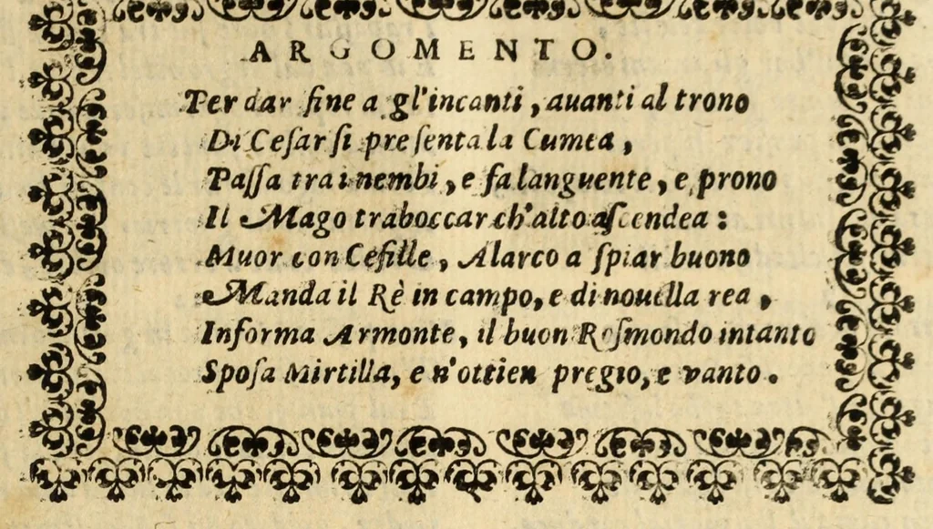 An illustration from Fiesole distrvtta, 1621, leaf 181