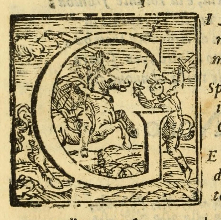 An illustration from Fiesole distrvtta, 1621, leaf 196