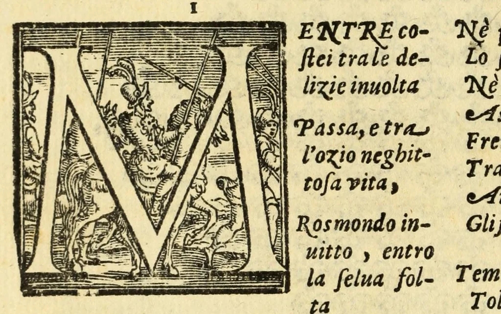An illustration from Fiesole distrvtta, 1621, leaf 46