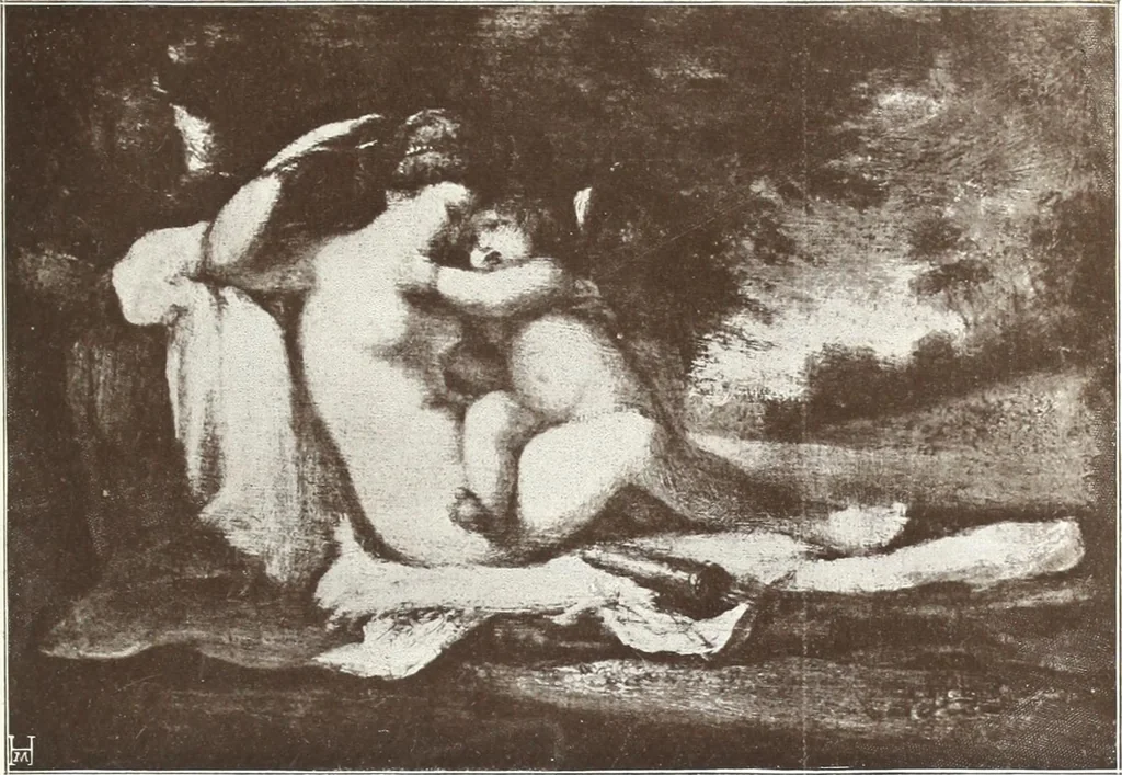 An illustration from Illustrated catalogue of the fifth series of 100 paintings by old masters of the Dutch, Flemish, Italian, French, and English schools : being a portion of the Sedelmeyer Gallery which contains about 1500 original pictures by ancient and modern artists, 1899, leaf 130