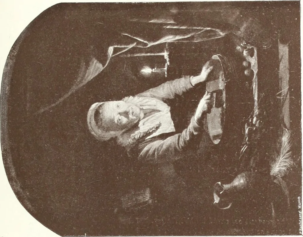 An illustration from Illustrated catalogue of the fifth series of 100 paintings by old masters of the Dutch, Flemish, Italian, French, and English schools : being a portion of the Sedelmeyer Gallery which contains about 1500 original pictures by ancient and modern artists, 1899, leaf 14