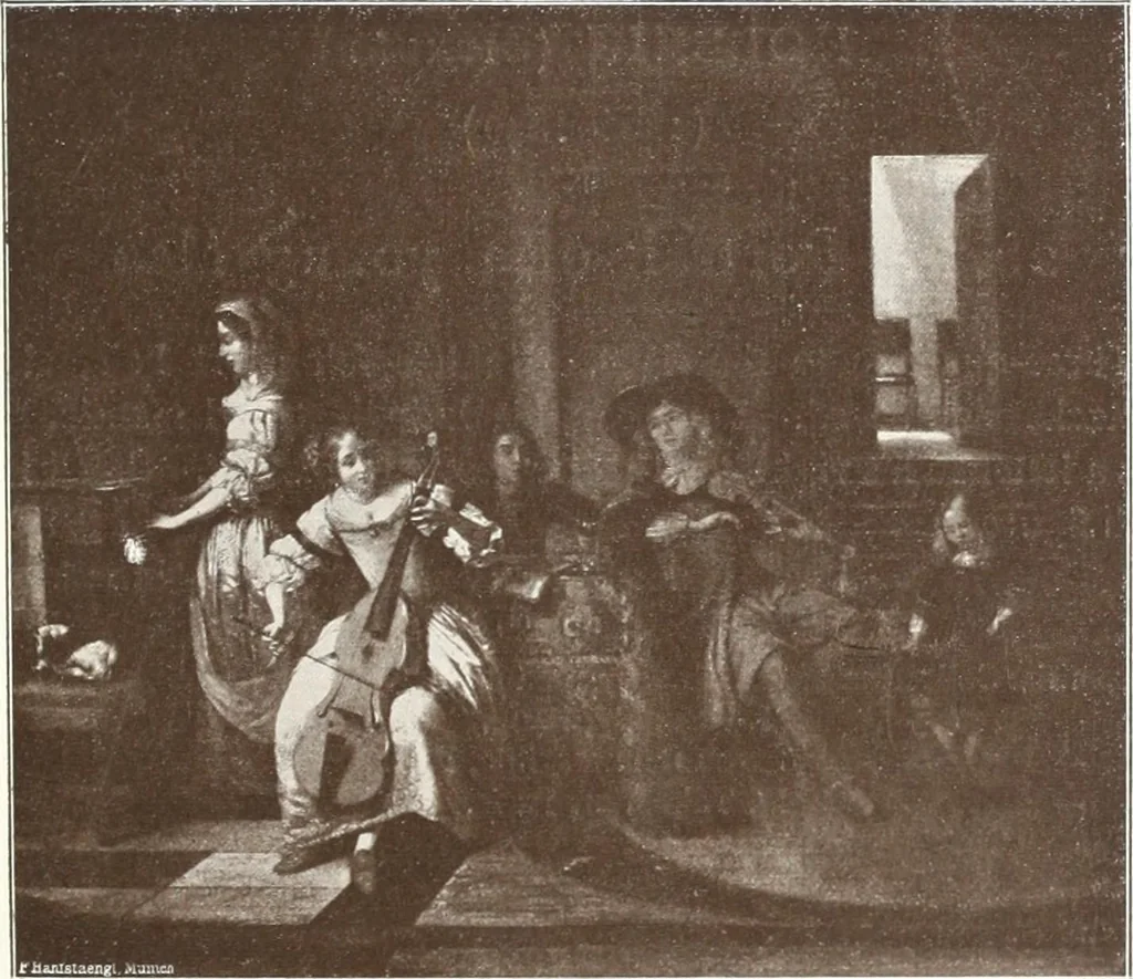 An illustration from Illustrated catalogue of the fifth series of 100 paintings by old masters of the Dutch, Flemish, Italian, French, and English schools : being a portion of the Sedelmeyer Gallery which contains about 1500 original pictures by ancient and modern artists, 1899, leaf 32