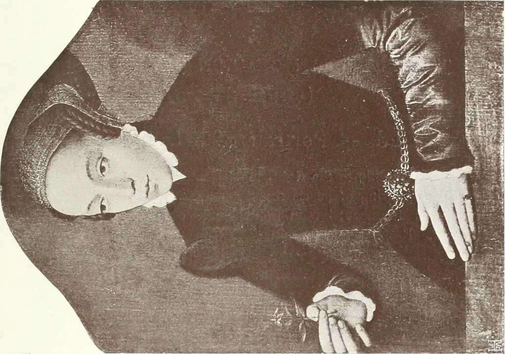 An illustration from Illustrated catalogue of the fifth series of 100 paintings by old masters of the Dutch, Flemish, Italian, French, and English schools : being a portion of the Sedelmeyer Gallery which contains about 1500 original pictures by ancient and modern artists, 1899, leaf 34