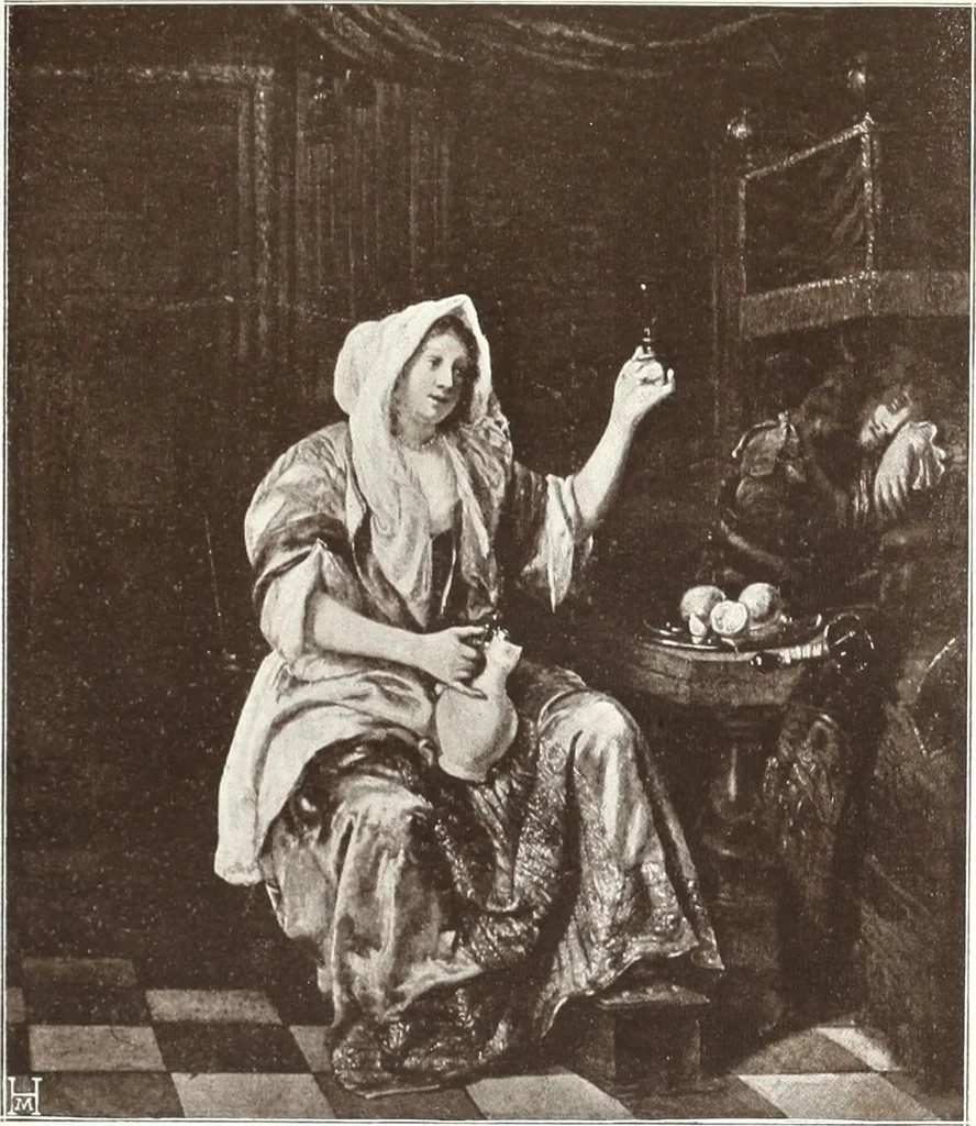 An illustration from Illustrated catalogue of the fifth series of 100 paintings by old masters of the Dutch, Flemish, Italian, French, and English schools : being a portion of the Sedelmeyer Gallery which contains about 1500 original pictures by ancient and modern artists, 1899, leaf 36