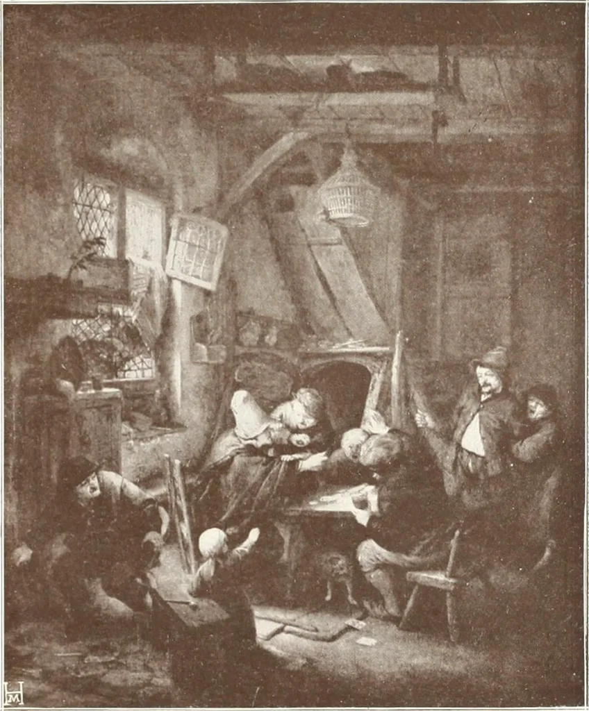 An illustration from Illustrated catalogue of the fifth series of 100 paintings by old masters of the Dutch, Flemish, Italian, French, and English schools : being a portion of the Sedelmeyer Gallery which contains about 1500 original pictures by ancient and modern artists, 1899, leaf 42