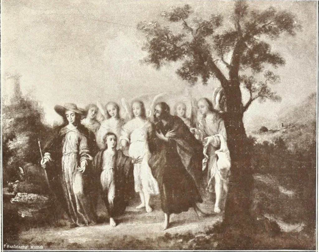 An illustration from Illustrated catalogue of the fifth series of 100 paintings by old masters of the Dutch, Flemish, Italian, French, and English schools : being a portion of the Sedelmeyer Gallery which contains about 1500 original pictures by ancient and modern artists, 1899, leaf 92