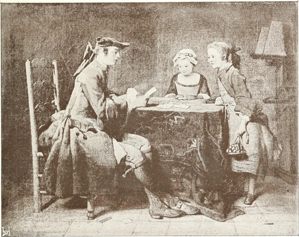 An illustration from Illustrated catalogue of the fifth series of 100 paintings by old masters of the Dutch, Flemish, Italian, French, and English schools : being a portion of the Sedelmeyer Gallery which contains about 1500 original pictures by ancient and modern artists, 1899, leaf 98