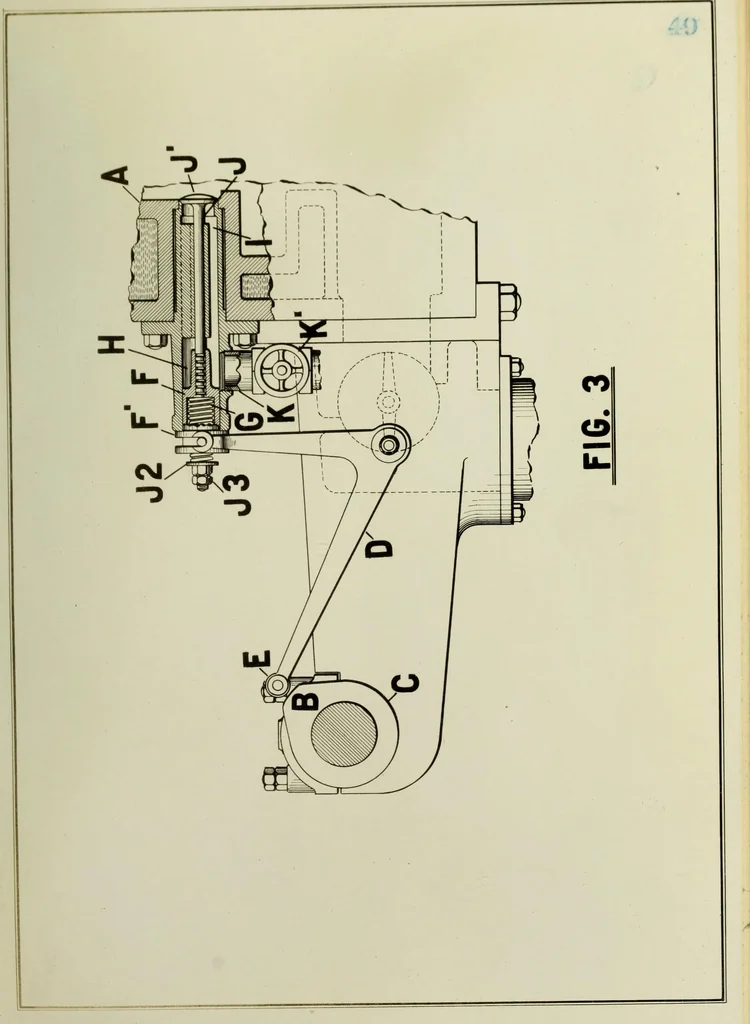 An illustration from Fifteen mechanical problems : reasons for their existence and their solution, 1915, leaf 105