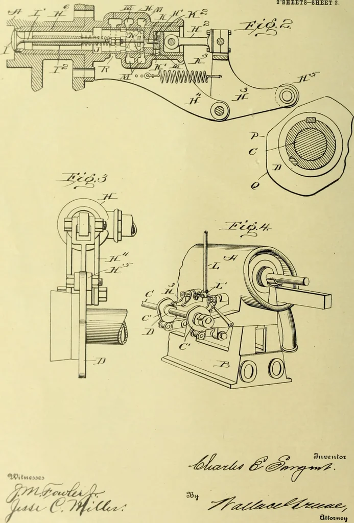 An illustration from Fifteen mechanical problems : reasons for their existence and their solution, 1915, leaf 114