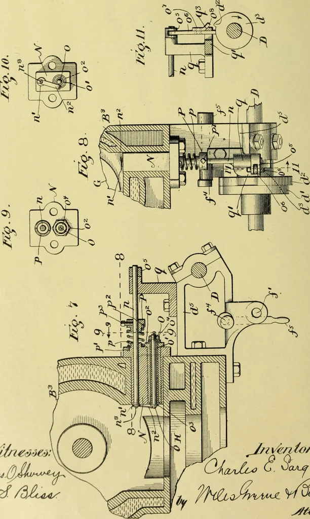 An illustration from Fifteen mechanical problems : reasons for their existence and their solution, 1915, leaf 128