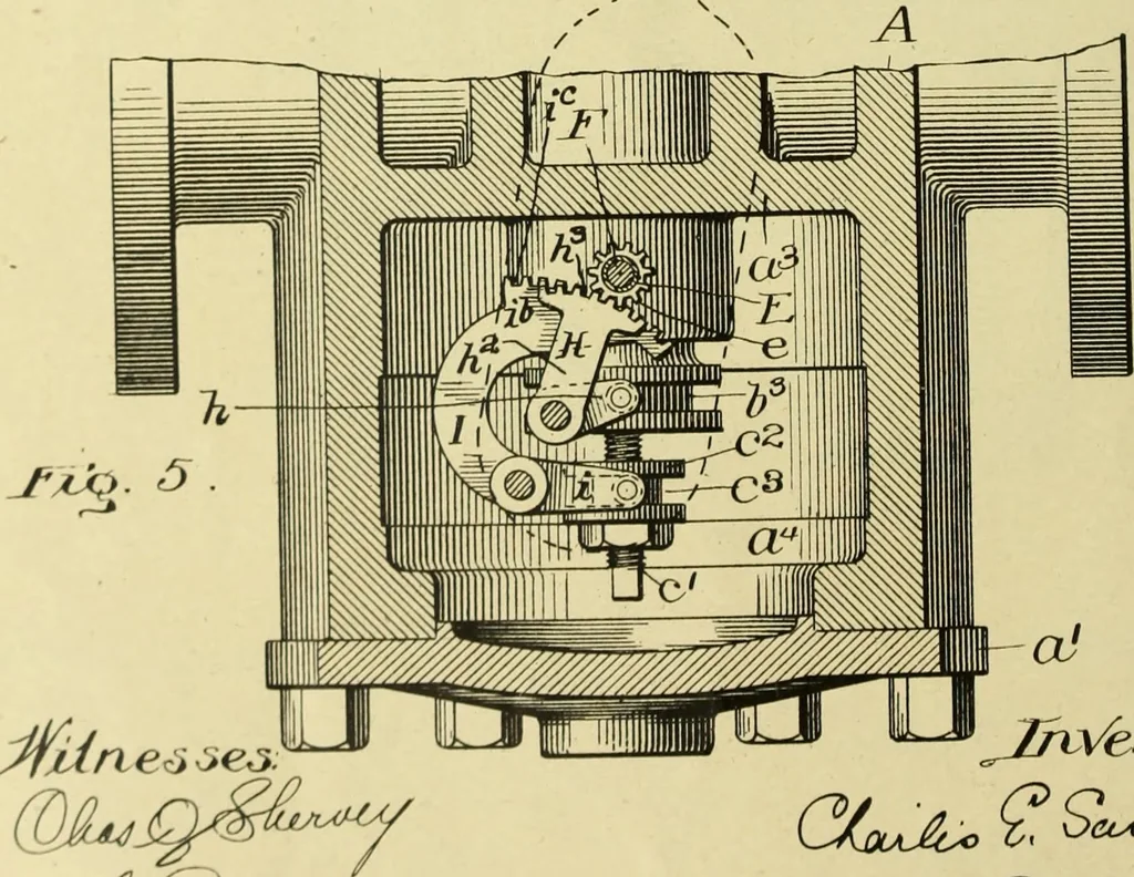 An illustration from Fifteen mechanical problems : reasons for their existence and their solution, 1915, leaf 184