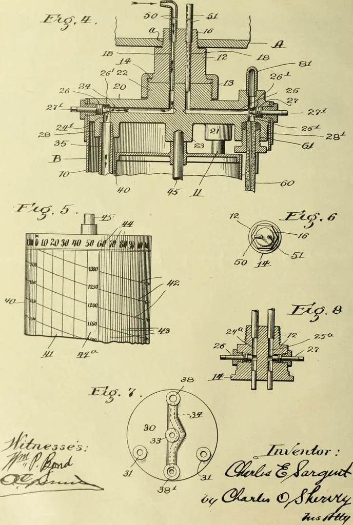 An illustration from Fifteen mechanical problems : reasons for their existence and their solution, 1915, leaf 216