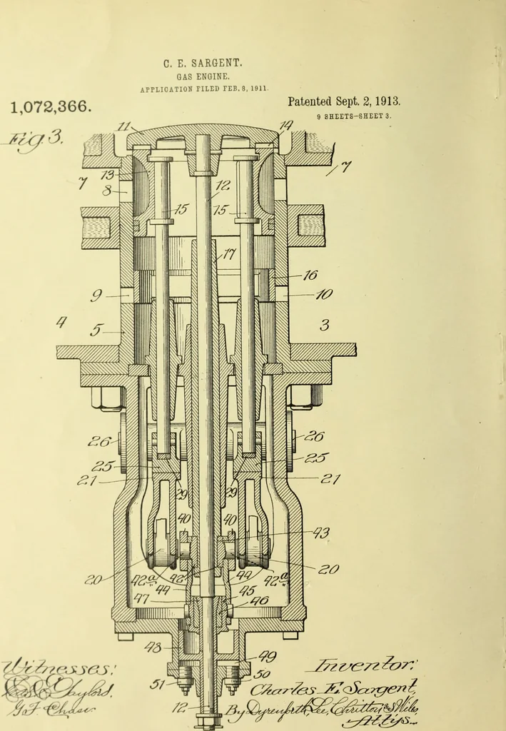 An illustration from Fifteen mechanical problems : reasons for their existence and their solution, 1915, leaf 70