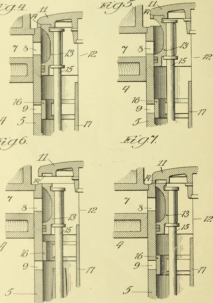 An illustration from Fifteen mechanical problems : reasons for their existence and their solution, 1915, leaf 72