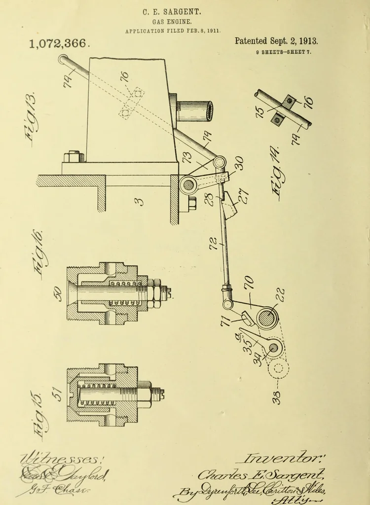 An illustration from Fifteen mechanical problems : reasons for their existence and their solution, 1915, leaf 78
