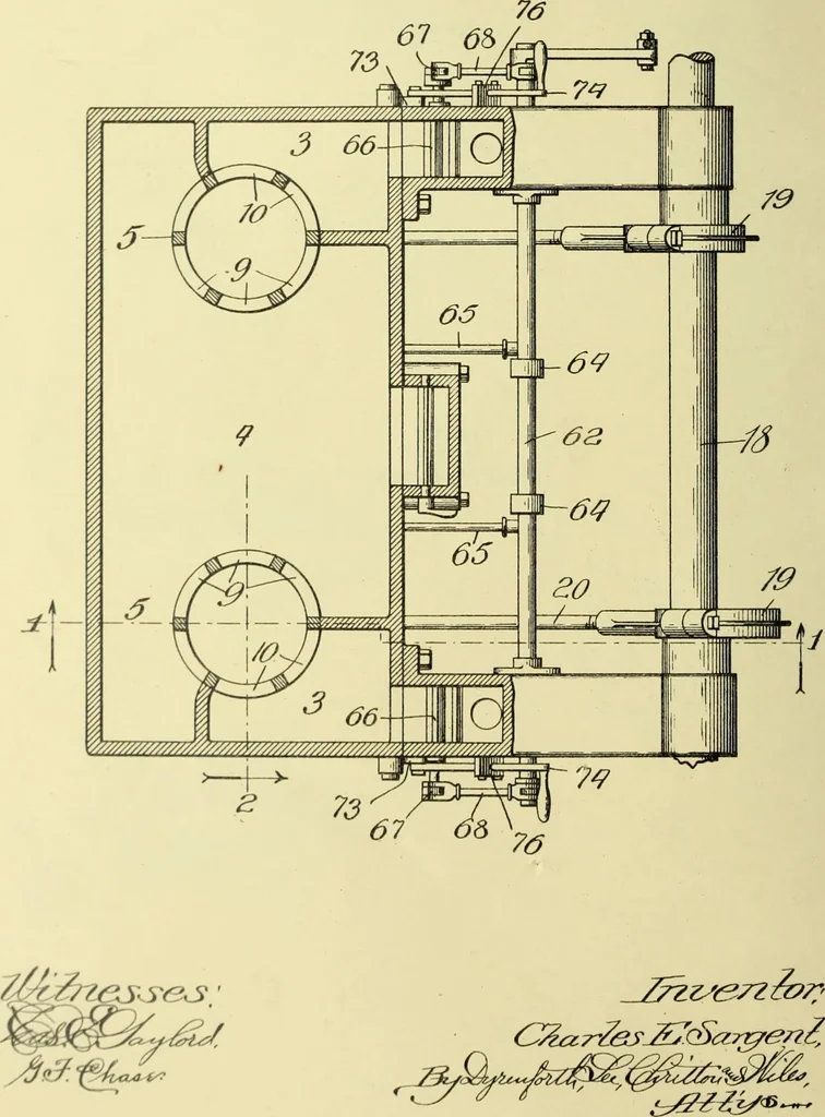 An illustration from Fifteen mechanical problems : reasons for their existence and their solution, 1915, leaf 80