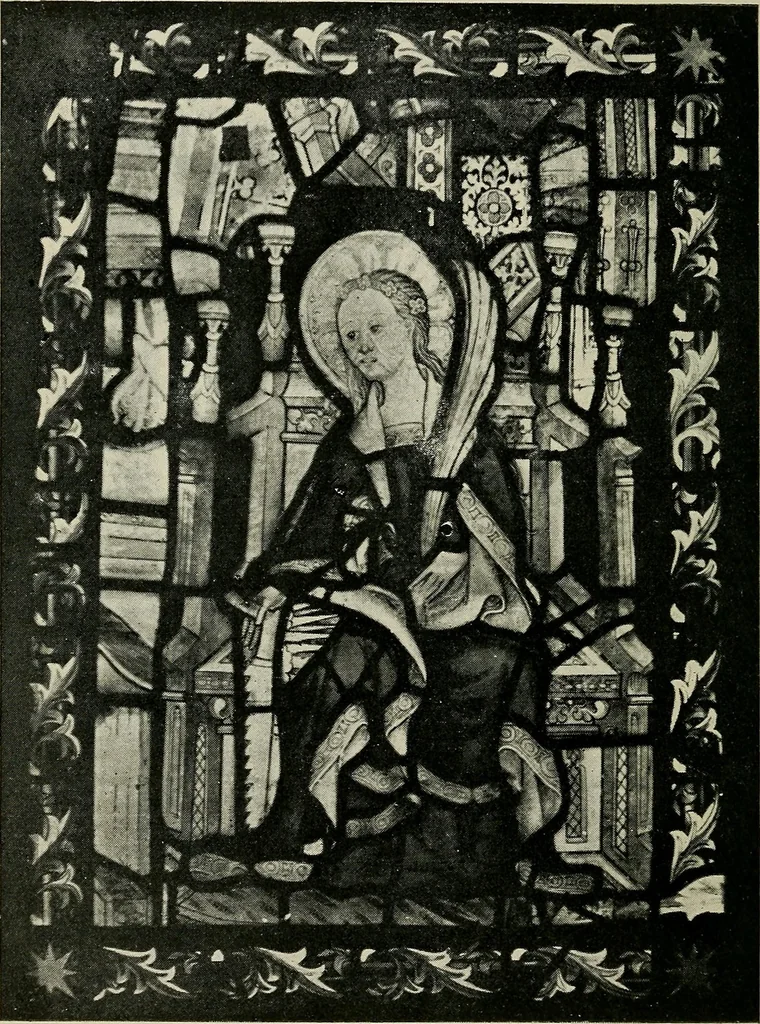 An illustration from Fifteenth-century glass in the chancel window of St. Peter Mancroft, Norwich, 1911, leaf 119