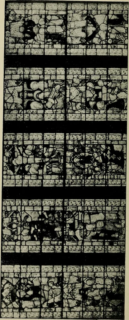 An illustration from Fifteenth-century glass in the chancel window of St. Peter Mancroft, Norwich, 1911, leaf 139