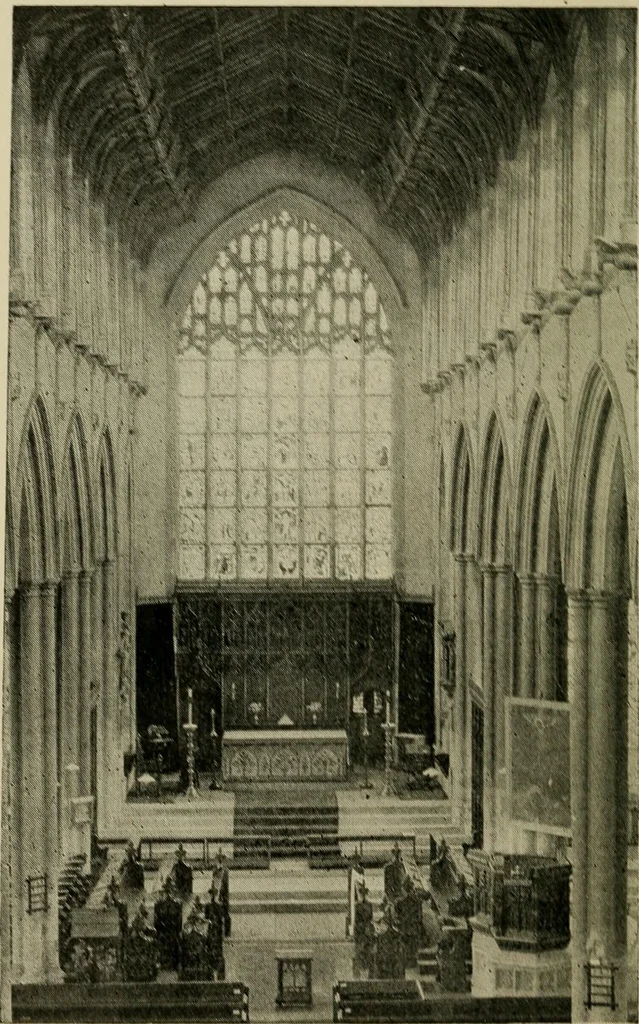 An illustration from Fifteenth-century glass in the chancel window of St. Peter Mancroft, Norwich, 1911, leaf 5