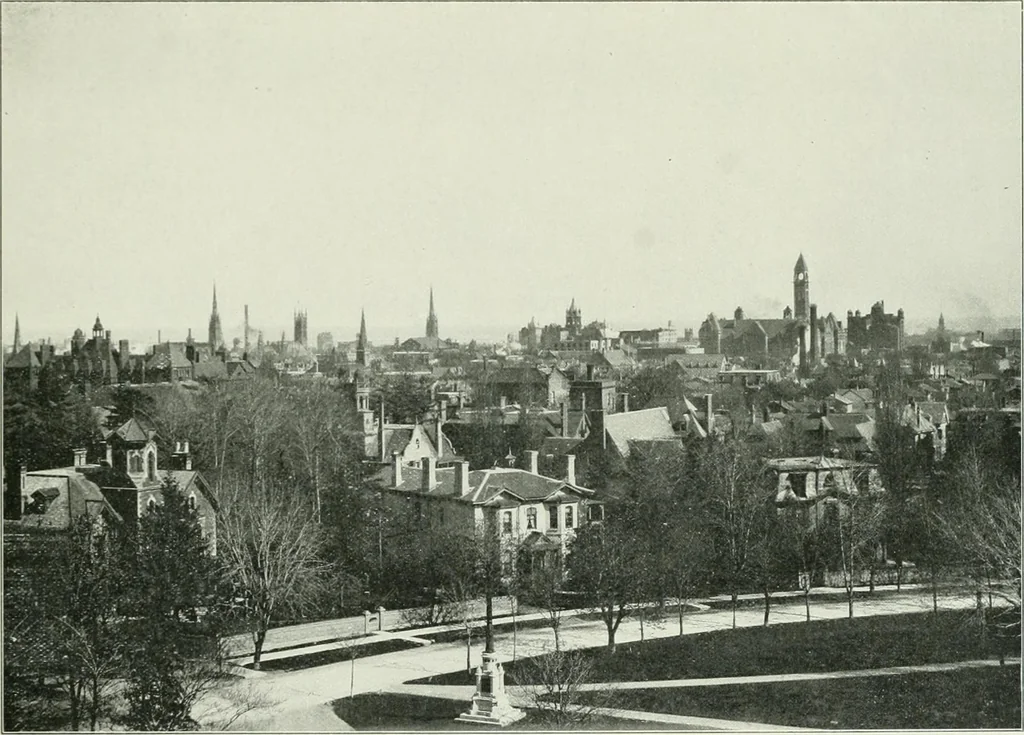 An illustration from Fifty glimpses of Toronto and vicinity, from recent photographs, 1901, leaf 3