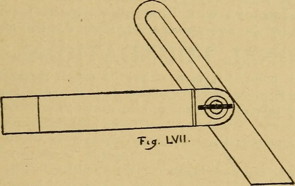 An illustration from Fifty lessons in wood working, 1892, leaf 102
