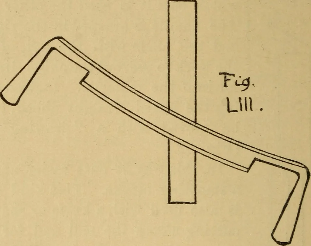 An illustration from Fifty lessons in wood working, 1892, leaf 93