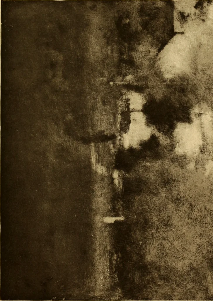 An illustration from Fifty paintings by George Inness, 1913, leaf 111
