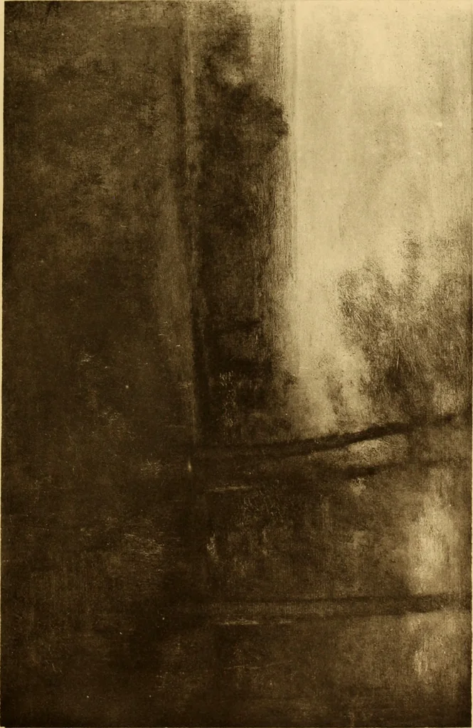 An illustration from Fifty paintings by George Inness, 1913, leaf 117
