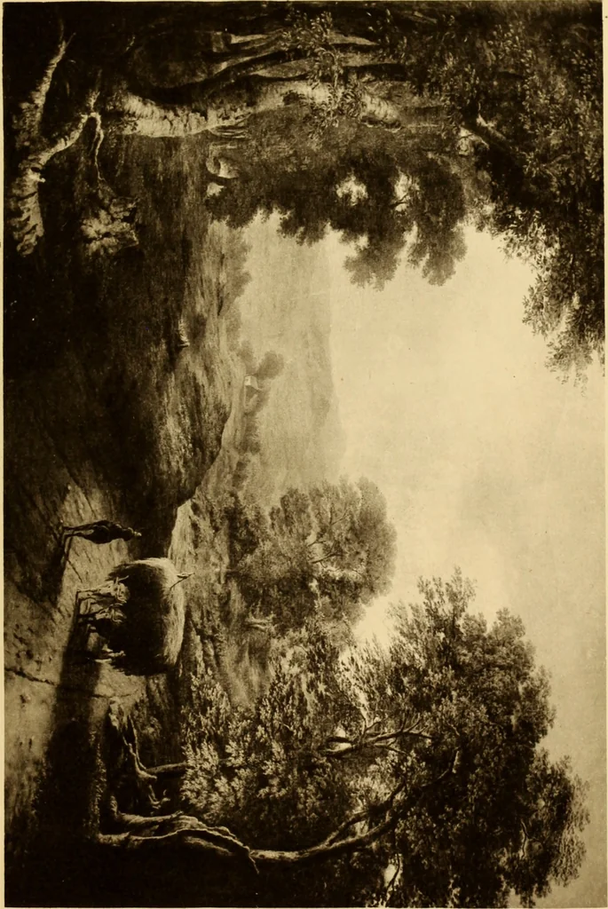 An illustration from Fifty paintings by George Inness, 1913, leaf 24
