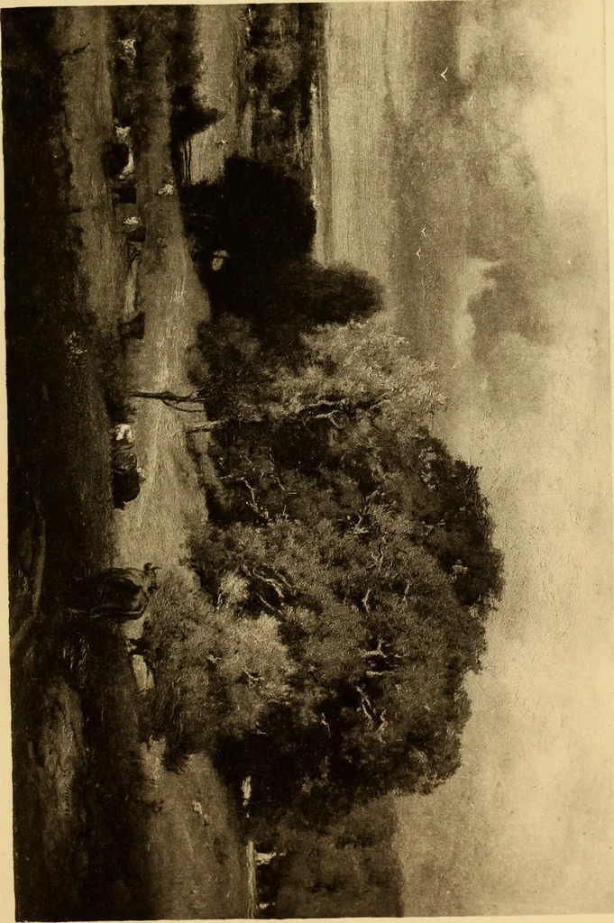 An illustration from Fifty paintings by George Inness, 1913, leaf 30
