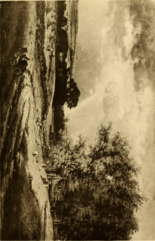 An illustration from Fifty paintings by George Inness, 1913, leaf 36